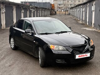 2007 Mazda 3 I (BK) Рестайлинг, чёрный, 660000 рублей, вид 3