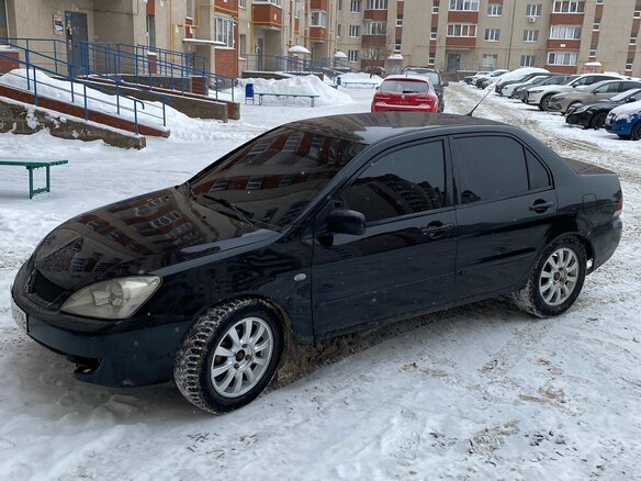 2005 Mitsubishi Lancer IX Рестайлинг, чёрный, 195000 рублей - вид 1