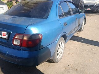 2003 Nissan Almera II (N16) Рестайлинг, синий, 300000 рублей, вид 4