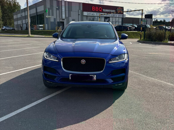 2018 Jaguar F-Pace I, синий, 2150000 рублей - вид 1