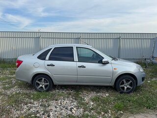 2014 Lada (ВАЗ) Granta I, серебристый, 570000 рублей, вид 3