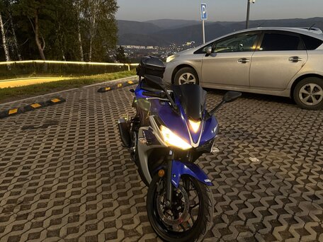 2016 Yamaha YZF-R25, синий, 350000 рублей, вид 5