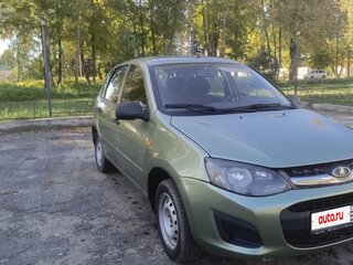 2013 Lada (ВАЗ) Kalina II, зелёный, 410000 рублей, вид 2