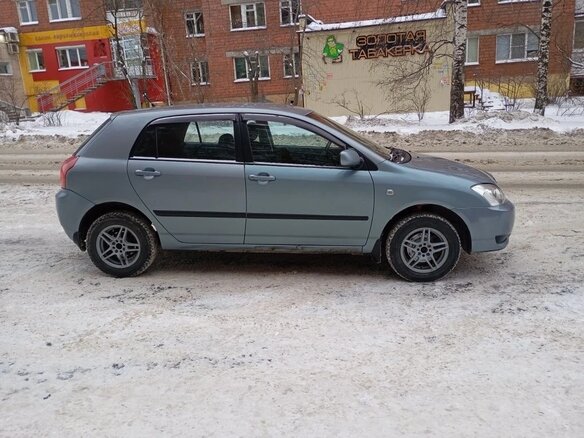 2003 Toyota Corolla IX (E120, E130), синий, 420000 рублей - вид 2