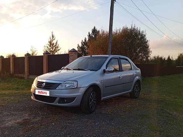 2012 Renault Logan I Рестайлинг, серый, 470000 рублей - вид 5