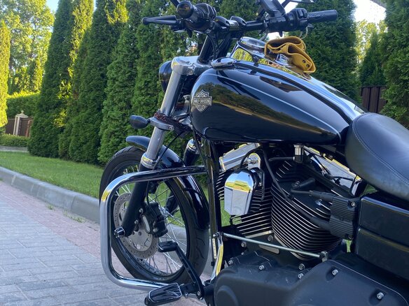 2011 Harley-Davidson Dyna Wide Glide, чёрный, 960000 рублей - вид 13