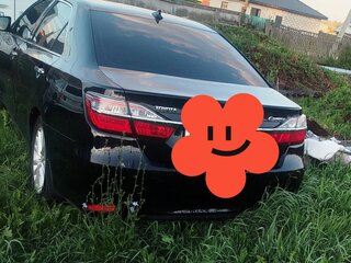 2015 Toyota Camry VII (XV50) Рестайлинг, чёрный, 1650000 рублей, вид 4