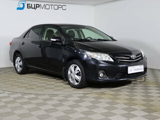 2011 Toyota Corolla X (E140, E150) Рестайлинг, чёрный, 849990 рублей, вид 3