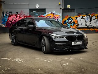 2017 BMW 7 серии 730d xDrive VI (G11/G12), чёрный, 3690000 рублей, вид 2