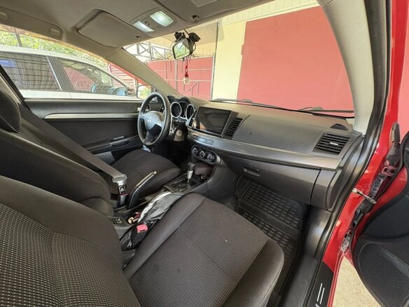 2008 Mitsubishi Lancer X, красный, 600000 рублей - вид 5