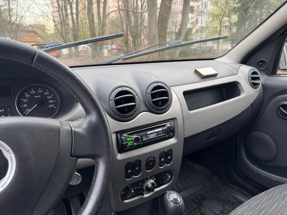 2011 Renault Logan I Рестайлинг, синий, 330000 рублей - вид 9