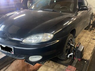 1998 Hyundai Coupe I (RD), чёрный, 350000 рублей, вид 1