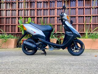 2001 Suzuki Lets 2, серебристый, 70000 рублей, вид 2