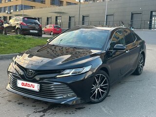 2019 Toyota Camry VIII (XV70), чёрный, 2600000 рублей, вид 3