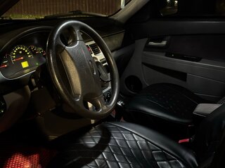 2007 Lada (ВАЗ) Priora I, чёрный, 195000 рублей, вид 5