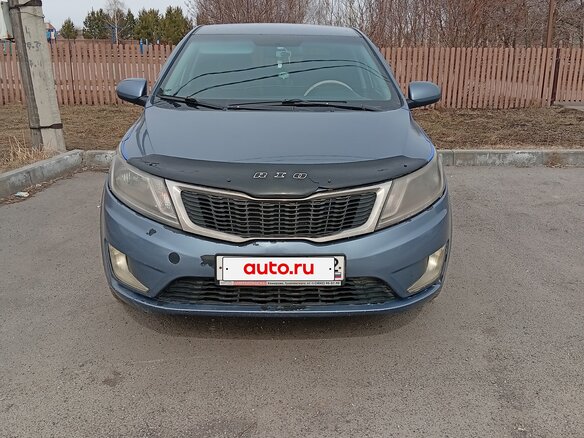 2012 Kia Rio 5-speed III, голубой, 550000 рублей