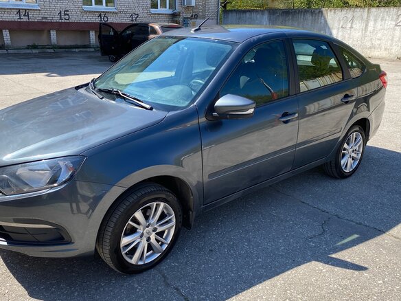 2024 Lada (ВАЗ) Granta I Рестайлинг, серый, 830000 рублей - вид 5