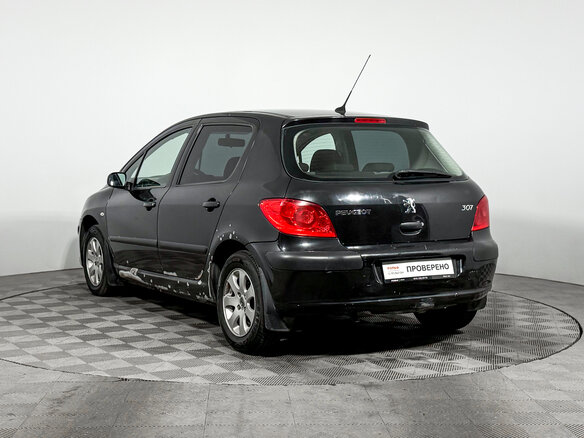 2005 Peugeot 307 I Рестайлинг, чёрный, 249000 рублей - вид 6