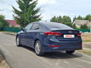 2016 Hyundai Elantra VI (AD), синий, 1299999 рублей, вид 3