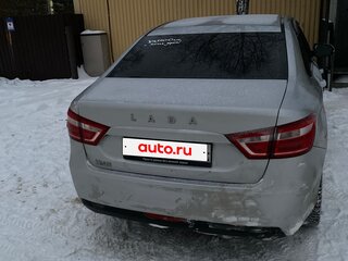 2017 Lada (ВАЗ) Vesta I, серебристый, 550000 рублей, вид 4