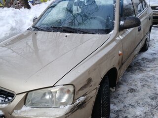2004 Hyundai Accent ТагАЗ II, бежевый, 175000 рублей, вид 1