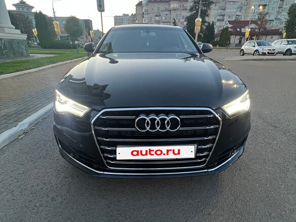 2015 Audi A6 IV (C7) Рестайлинг, чёрный, 1650000 рублей - вид 1