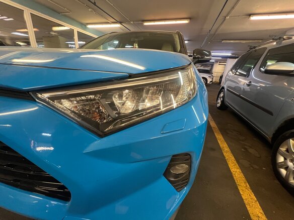 2019 Toyota RAV4 V (XA50), синий, 3450000 рублей - вид 9