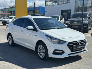 2017 Hyundai Solaris II, белый, 1260000 рублей, вид 3