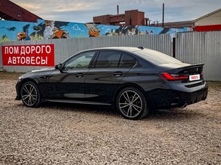 2022 BMW 3 серии 320d xDrive VII (G2x) Рестайлинг, чёрный, 4990000 рублей, вид 5