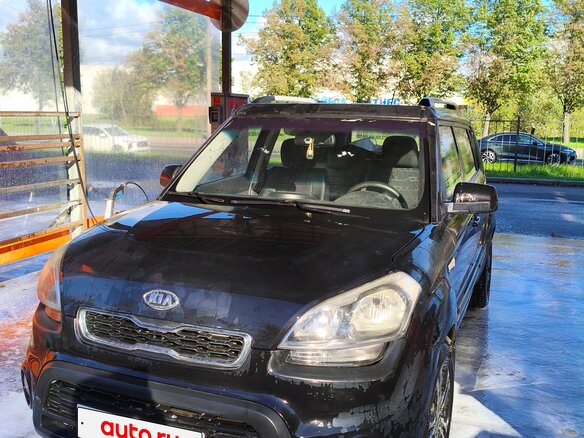2012 Kia Soul I Рестайлинг, чёрный, 800000 рублей - вид 1