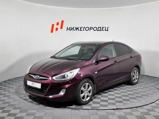 2013 Hyundai Solaris I, фиолетовый, 799000 рублей, вид 1