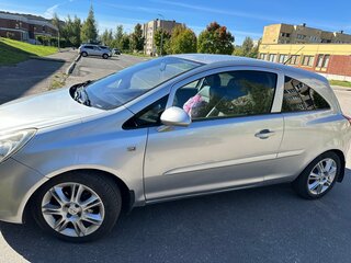 2007 Opel Corsa D, серебристый, 360000 рублей, вид 3