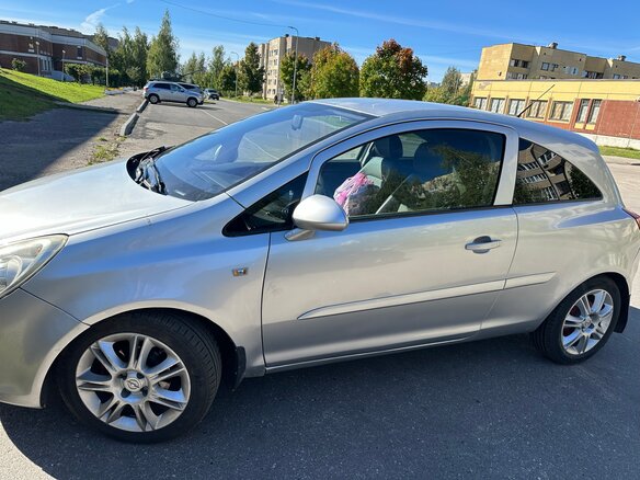 2007 Opel Corsa D, серебристый, 350000 рублей - вид 2