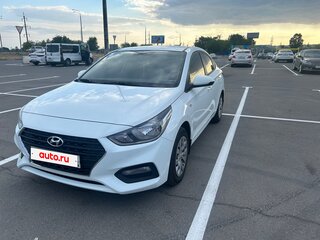 2018 Hyundai Solaris II, белый, 1350000 рублей, вид 2