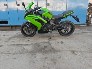 2014 Kawasaki ER-6F (Ninja 650R), зелёный, 410000 рублей, вид 4