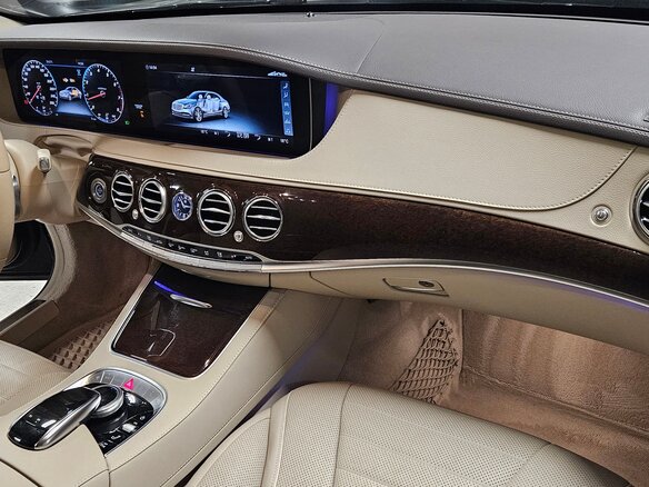 2019 Mercedes-Benz S-Класс 560 Long VI (W222, C217) Рестайлинг, чёрный, 4050000 рублей - вид 7