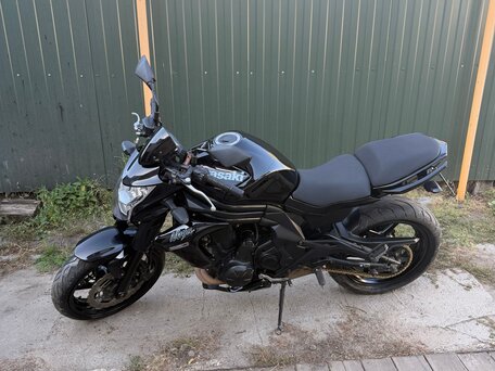 2013 Kawasaki ER-6F (Ninja 650R), чёрный, 395000 рублей, вид 1