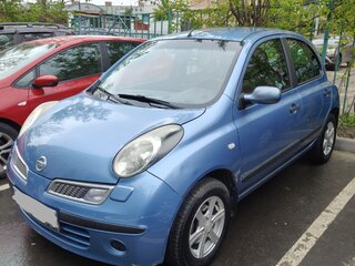 2008 Nissan Micra III (K12), синий, 410000 рублей, вид 2