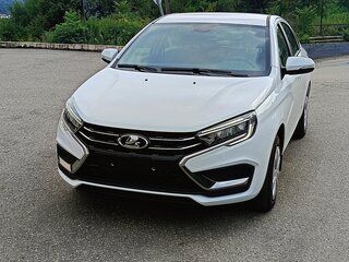 2023 Lada (ВАЗ) Vesta I Рестайлинг (NG), белый, 1300000 рублей, вид 3