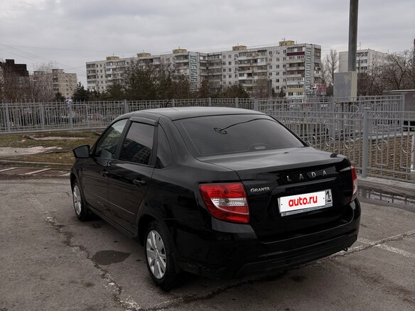 2023 Lada (ВАЗ) Granta I Рестайлинг, чёрный, 900000 рублей - вид 6