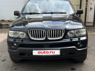 2004 BMW X5 4.4i I (E53) Рестайлинг, чёрный, 850000 рублей, вид 2