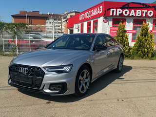 2025 Audi A6 45 TFSI V (C8) Рестайлинг, серебристый, 6450000 рублей, вид 2