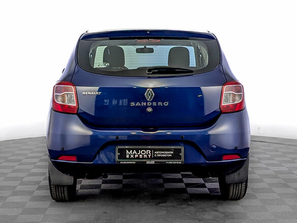 2018 Renault Sandero II Рестайлинг, синий - вид 5