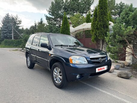 2003 Mazda Tribute I, синий, 580000 рублей, вид 3