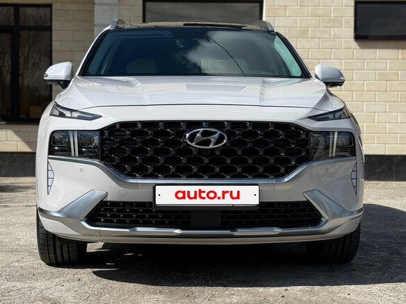 2021 Hyundai Santa Fe IV Рестайлинг, белый - вид 1