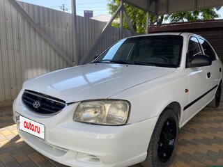 2008 Hyundai Accent ТагАЗ II, белый, 360000 рублей, вид 1