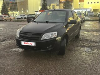 2014 Lada (ВАЗ) Granta I, чёрный, 317000 рублей, вид 2