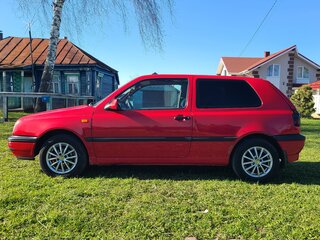 1992 Volkswagen Golf III, красный, 200000 рублей, вид 4