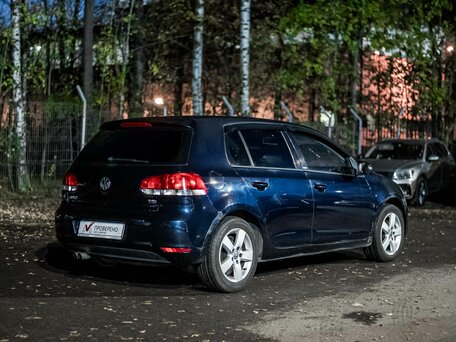 2011 Volkswagen Golf VI, синий, 733000 рублей, вид 2