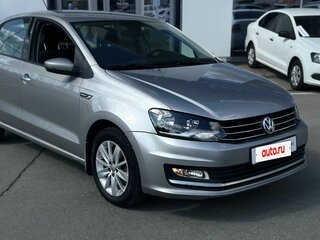 2017 Volkswagen Polo V Рестайлинг, серебристый, 1200000 рублей, вид 3